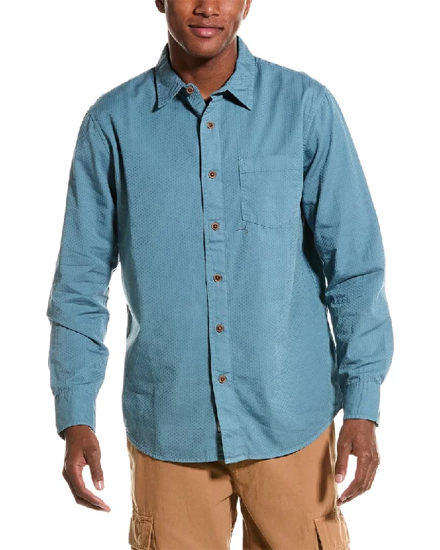 Men's jewel-tone shirts-Grayers Lorenzo Dobby Weave Shirt