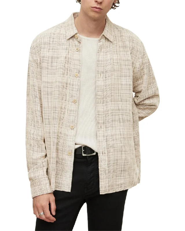 Men's standout shirts-John Varvatos Over Shirt With Straight Sport Shirt