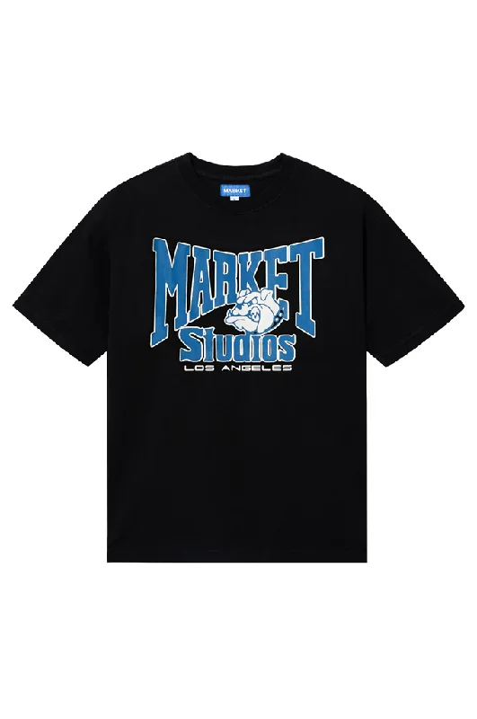 men’s casual short sleeve tees with patterns -Market Studios Bulldogs Tee