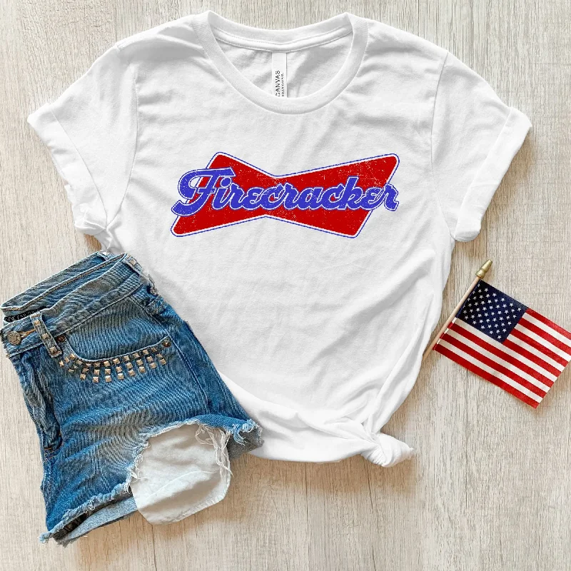 trendy short sleeve shirts for summer trips -Firecracker T Shirt for 4th Of July *UNISEX FIT*