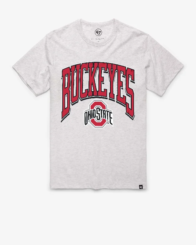 stylish short sleeve shirts with colorful designs -OHIO STATE BUCKEYES WALK TALL '47 FRANKLIN TEE