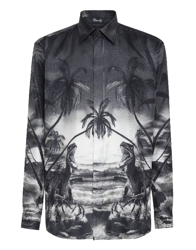 Men's sunset shirts-Silk Dandy Shirt Hawaii