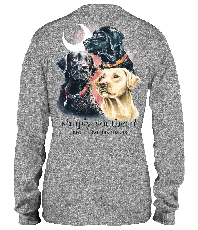 men’s classic short sleeve shirts for hot summer days -Simply Southern All Dogs Long Sleeve Unisex T-Shirt