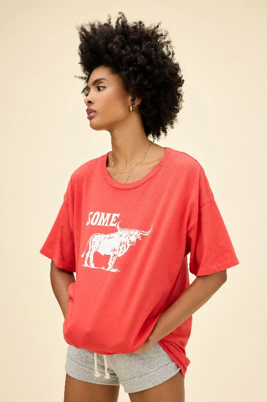 comfortable short sleeve t-shirts for all-day wear -SOME BULL MERCH TEE