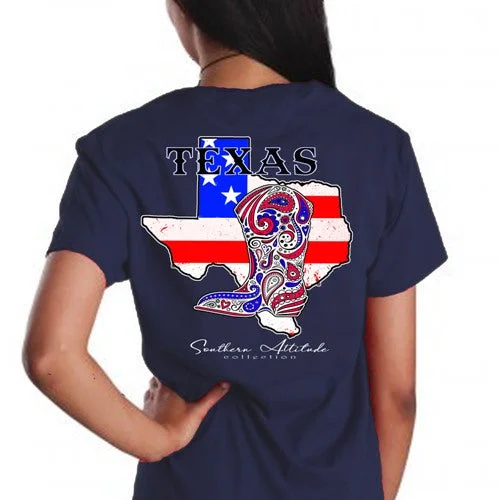 trendy short sleeve shirts for active men -Southern Attitude Texas USA State Unisex T-Shirt