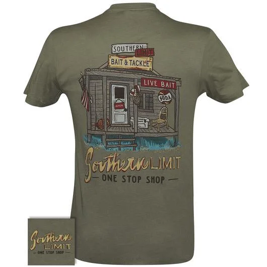 breathable short sleeve t-shirts for men’s sports -Southern Limits Bait and Tackle Shop Unisex T-Shirt