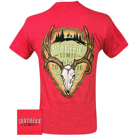 men’s casual short sleeve shirts for hot days -Southern Limits Deer Head Arrowhead Unisex T-Shirt