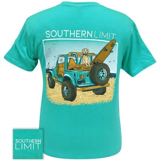 comfortable short sleeve t-shirts for all-day wear -Southern Limits Beach Ridin Dog Unisex T-Shirt