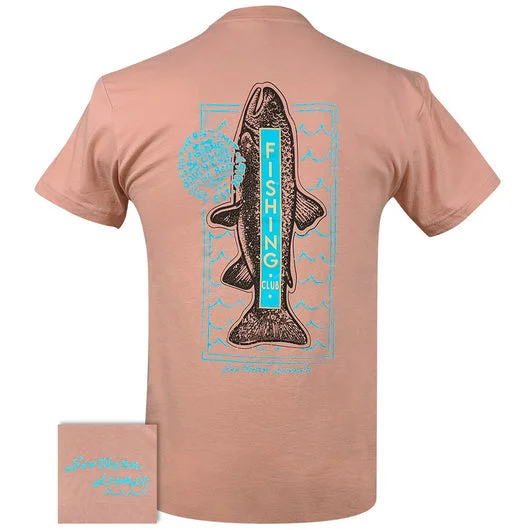 cool summer short sleeve shirts for men -Southern Limits Fishing Club Trout Unisex T-Shirt