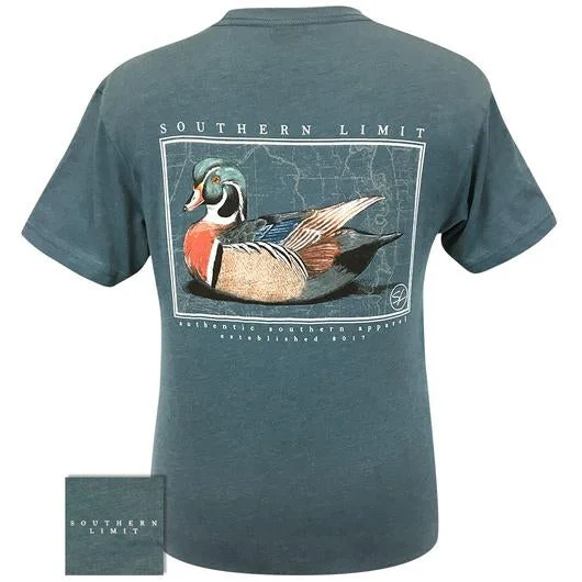 stylish short sleeve shirts with modern cuts -Southern Limits Wood Duck Unisex T-Shirt