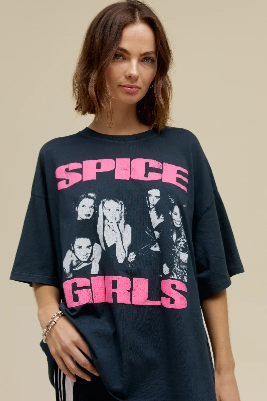 cool and stylish short sleeve t-shirts for men -Spice Girls Photo OS Tee