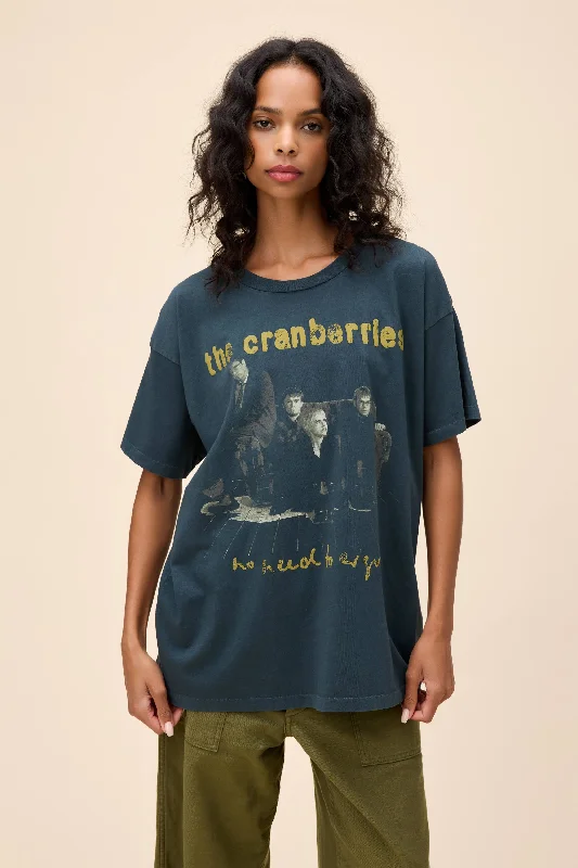 comfortable short sleeve shirts for office wear -The Cranberries No Need To Argue Merch Tee