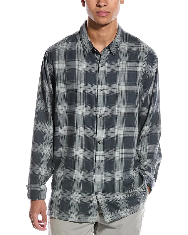 Men's graduation shirts-Vince Sequoia Plaid Shirt