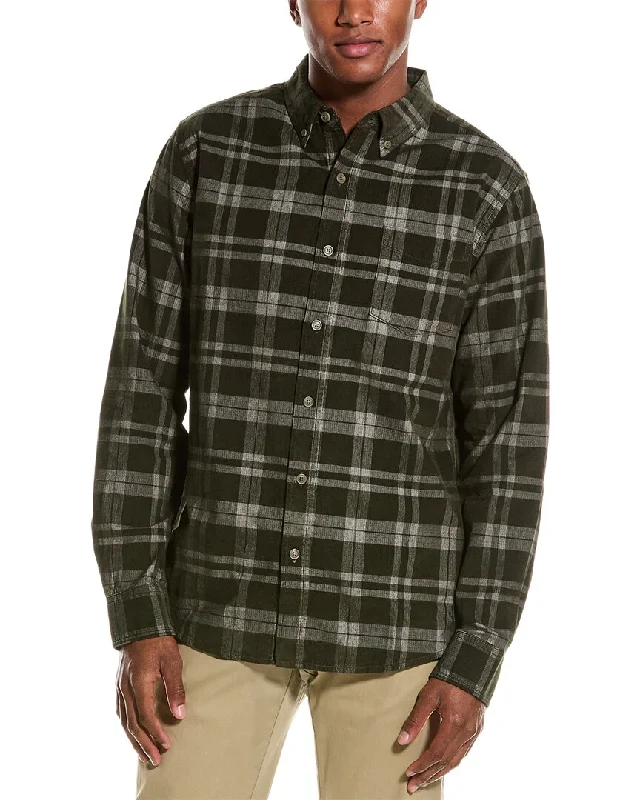 Men's seasonal shirts-WEATHERPROOF VINTAGE Plaid Corduroy Shirt