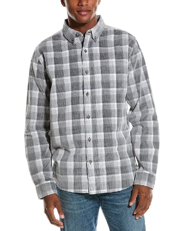 Men's twilight shirts-WEATHERPROOF VINTAGE Plaid Corduroy Shirt