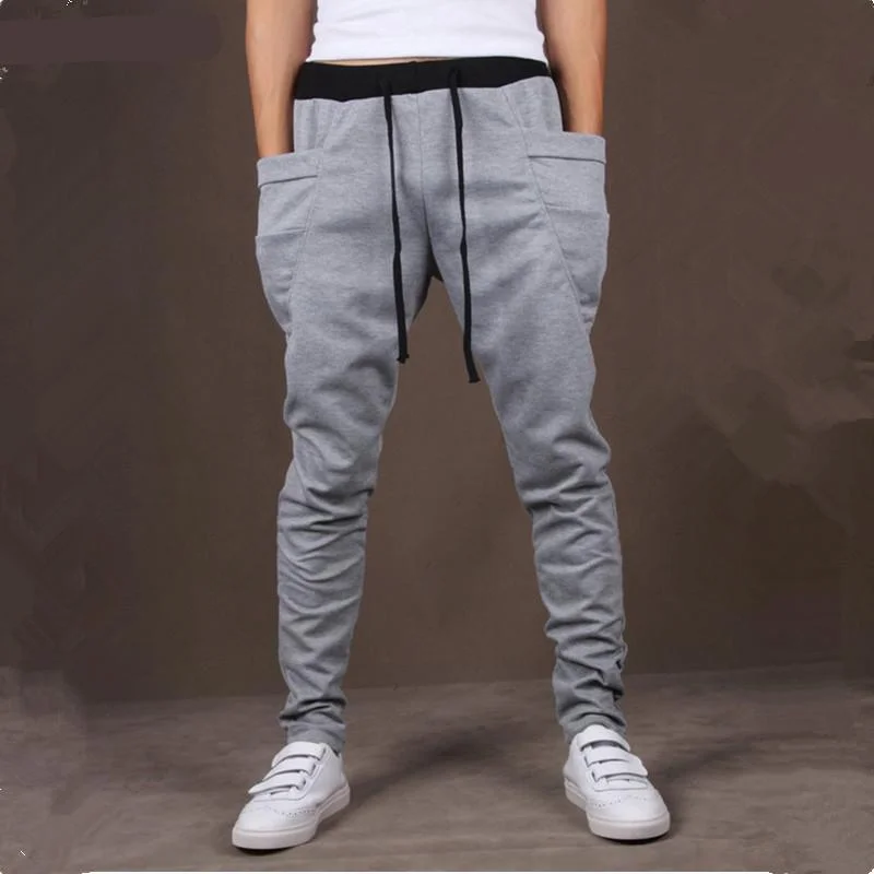 Men's pants with dynamic fabric-Unique Pocket Mens Joggers