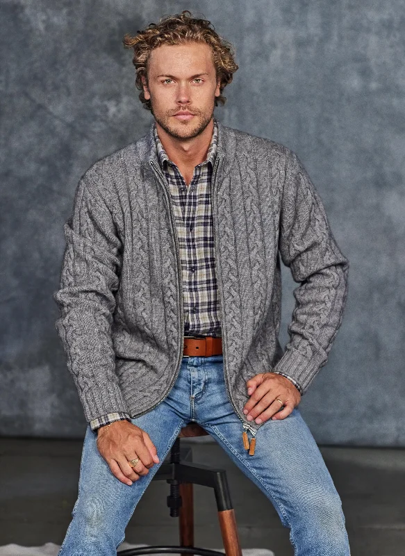 Men's warm-layer shirts-Alexander Sport Shirt in Black and Tan Plaid