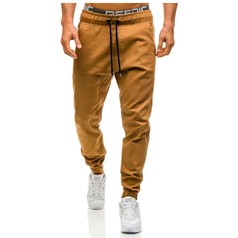 Men's pants for hard work-Harem Joggers Pants for Male