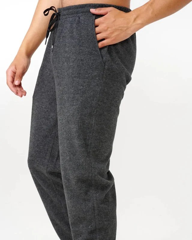 Men's pants with plain style-Grid Trackpant