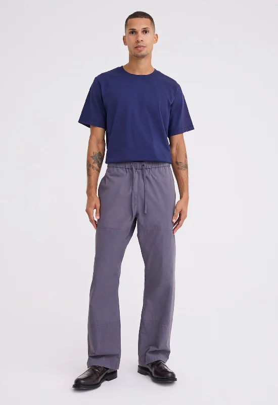 Men's pants with bold seams-Haast Cotton Pant - Mortar Grey