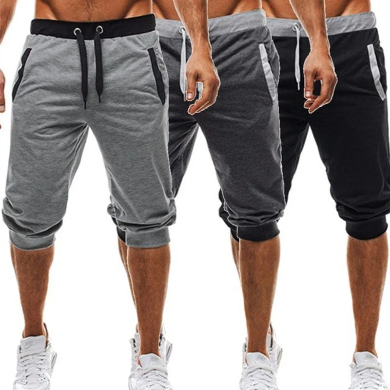 Men's pants with wide fit-Casual Pants Joggers for Male