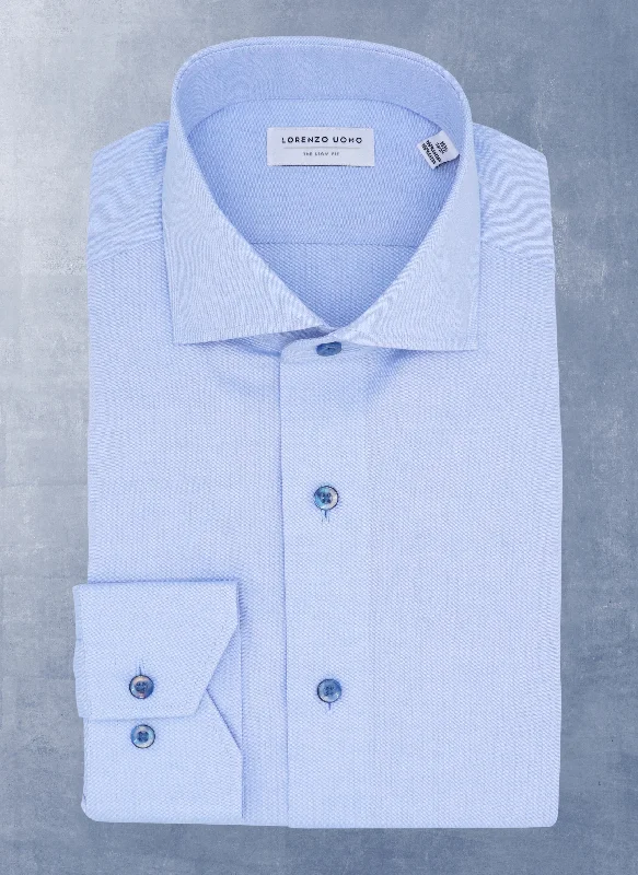 Men's woodworking shirts-Liam in Light Blue Oxford Shirt