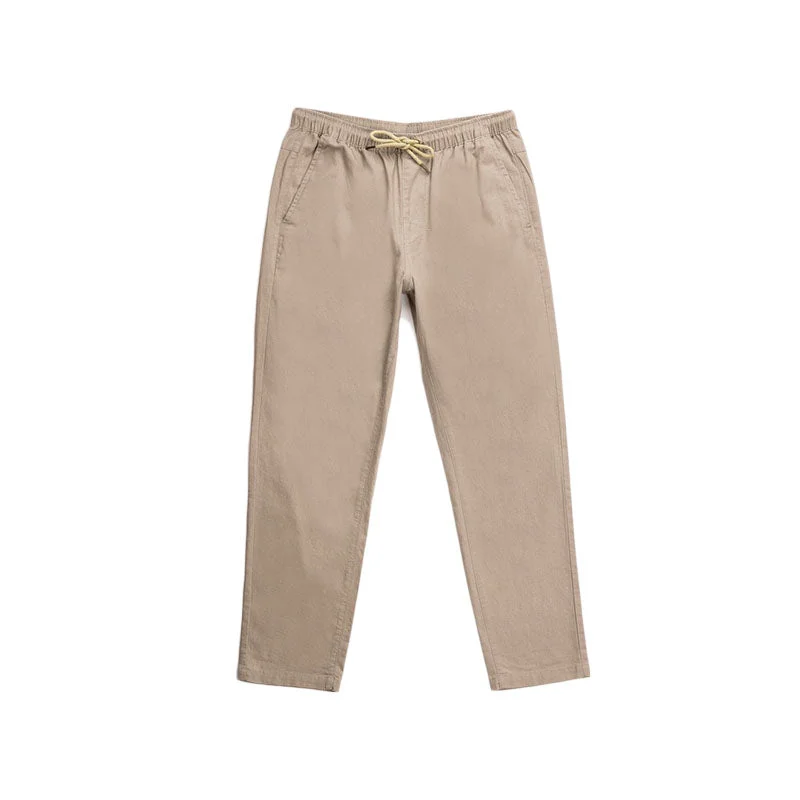 Men's pants for hiking trails-Linen Wayfarer Pant