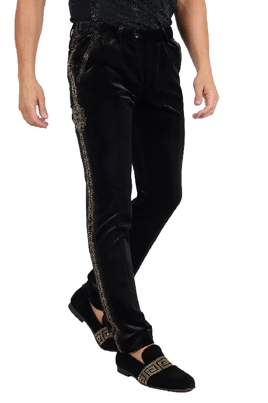 Men's pants for town vibes-Luxurious Lifestyle Pants