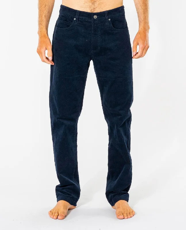 Men's pants with wide pockets-Epic 5 Pocket Cord Pant