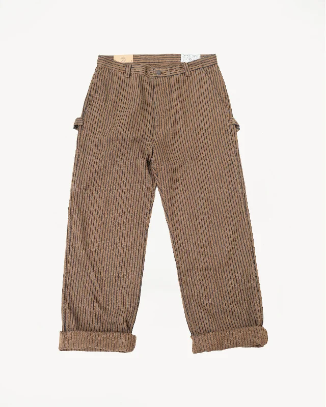 Men's pants with fresh design-Ortega Pant Herringbone Dobby - Brown