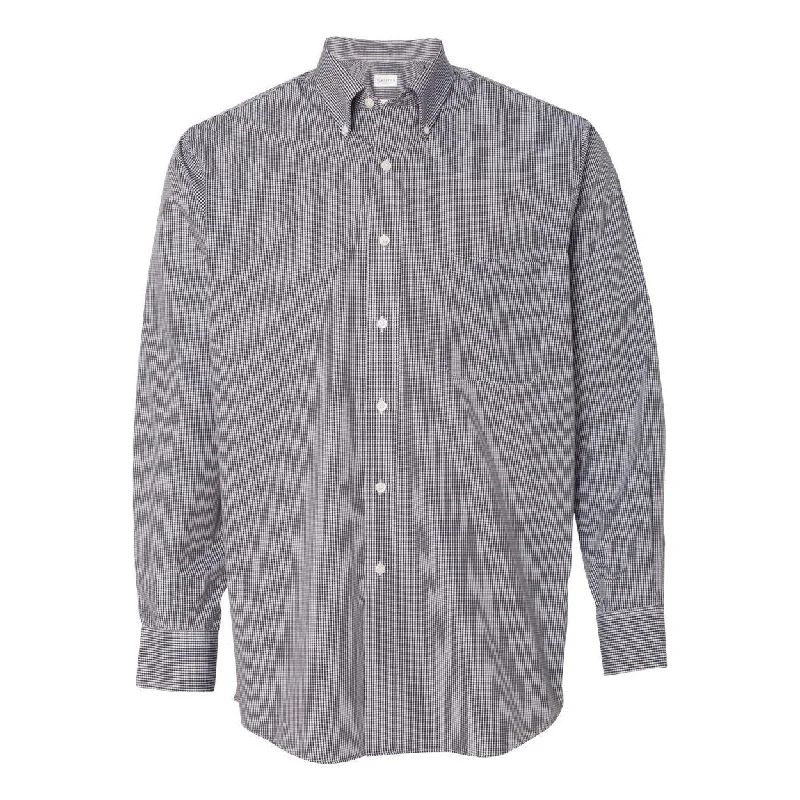 Men's hipster shirts-Van Heusen Gingham Check Shirt