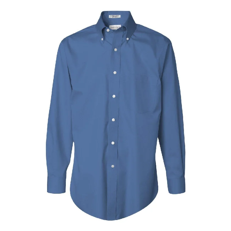 Men's suave shirts-Van Heusen Non-Iron Pinpoint Oxford Shirt