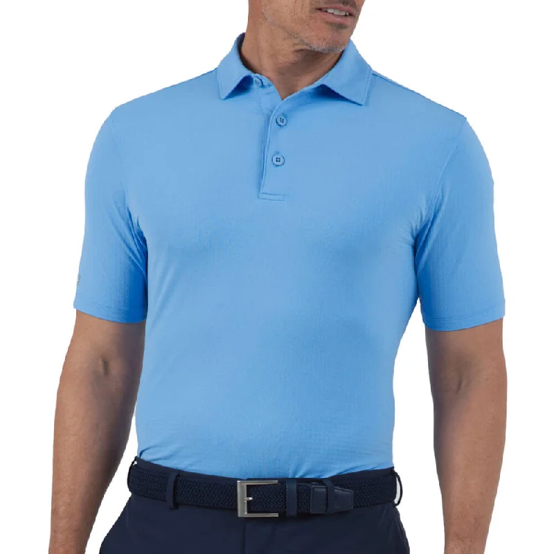 breathable and fashionable short sleeve t-shirts -IBKUL Mens Solid Polo Shirt - Peri