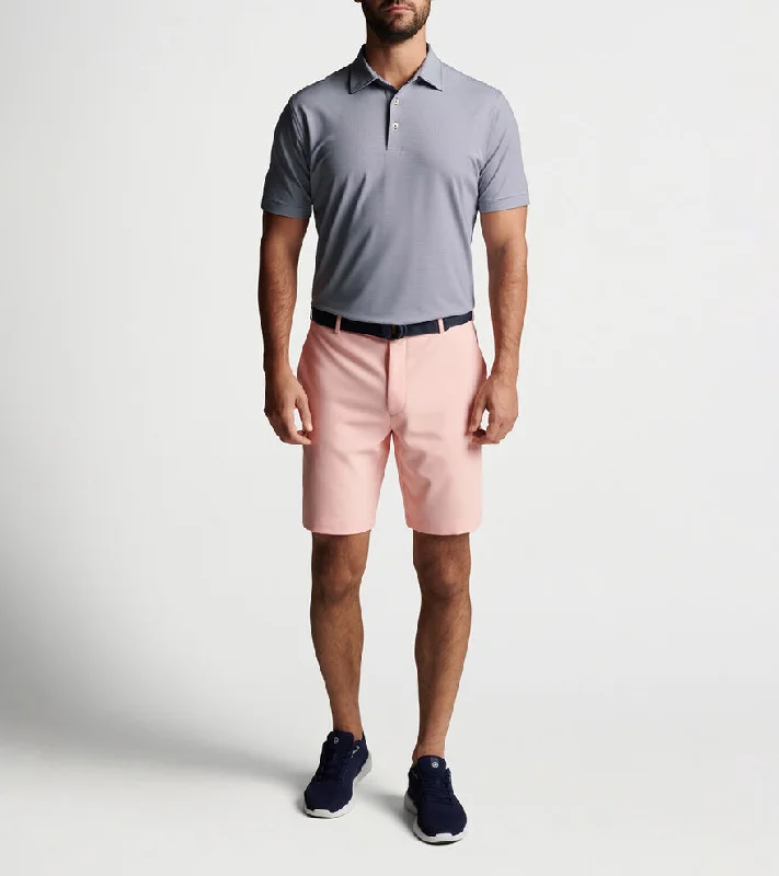 summer-ready short sleeve t-shirts for men -Peter Millar Jubilee Stripe Stretch Jersey Polo Shirt - Navy*